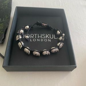 NORTHSKULL LONDON UNISEX SILVER BRACELET